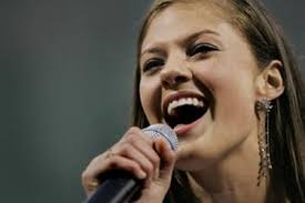 (Ayla Brown singing the
