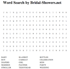 printable word search