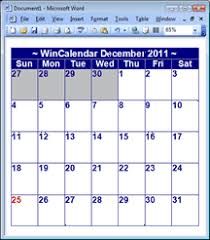 2011 printable calendar
