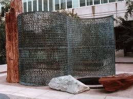 Kryptos depicts a verdigrised