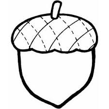 Acorn Printable Coloring Page