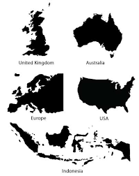 africa map vector