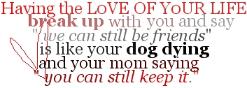 funny break up quotes