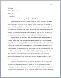 mla format example essay