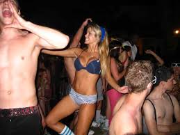 Two sexy chicks dancing and rubbing Big Boobs ...