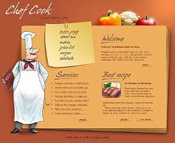 food menu templates