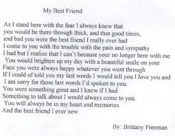 funny best friend poems