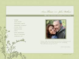 sample wedding websites