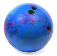 Bowling balls are round balls