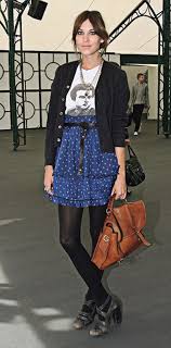 Alexa Chung up skirt