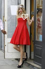 lovely red dress