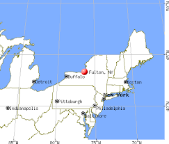 Fulton, New York map