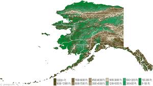 Alaska Elevation Map