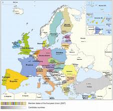 europe maps 2008