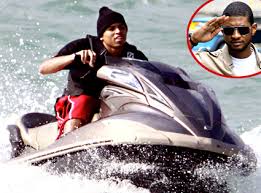 usher chris brown