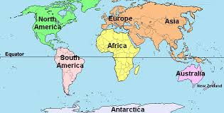 continents images