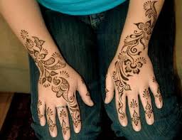 black mehndi designs