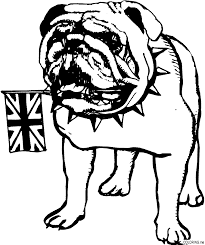 bulldog coloring pages
