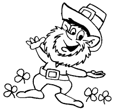 leprechaun coloring sheets