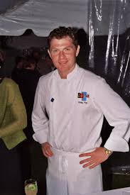 January Jones and Bobby Flay