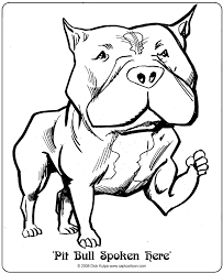 cartoon pitbull
