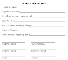 printable bill of sale