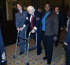 Robert Byrd is in the hospital