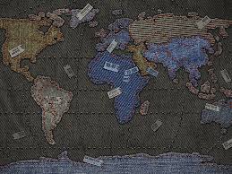 world map desktop background