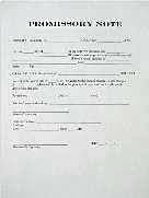 promissory note example