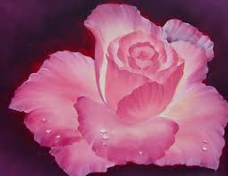 how to paint flowers