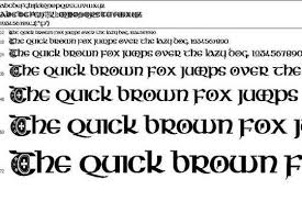 old english fonts