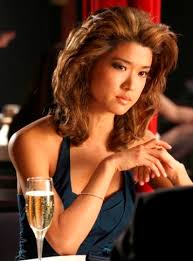 Grace Park up skirt