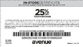 printable avenue coupons