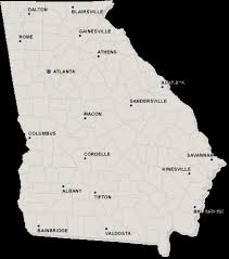 Click on a Georgia county