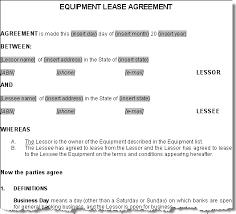 sample rental contract