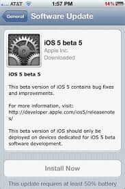 Download iOS 5 Beta 5 For iPad