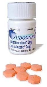 Bottle of Suboxone sublingual