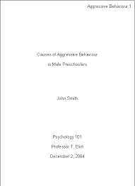 sample of apa format paper