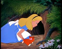 alice in wonderland down the rabbit hole