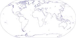 world map outline countries
