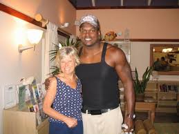 Mom \x26amp; LaVar Arrington at Ocean