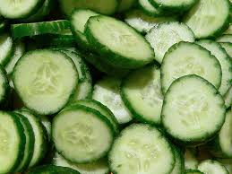 Cucumber slices