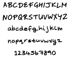 cool letter fonts