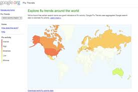 “Google Flu Trends” nedir ? Dünyadaki Domuz Gribi Olan Ülkelerin Haritası