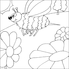 bumble bee coloring pictures