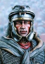 roman soldier painting
