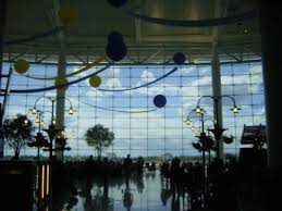 The SeaTac airport windows,