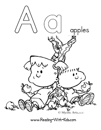 alphabet coloring sheets