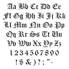 old english numbers