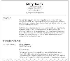 cv example